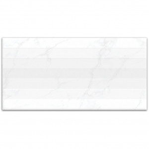 Calacatta белая настенная плитка 298х598 рельефная