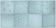 Richard голубая настенная плитка 249х500 TWU09RCD016 рельеф 1