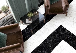 Керамогранит Design Art на полу в комнате. Фото 14