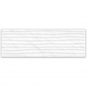 Верди-1 белая плитка для стен 250х750 рельеф
