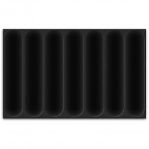 Марсель чёрная 02 плитка для стен 250х400