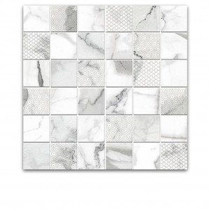 Arabescato Bianco Decor Mosaic мозаика 300х300