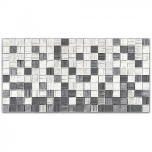 Мегаполис мозаика серая плитка настенная 250х500